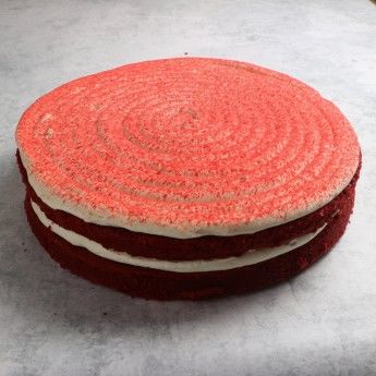 Red velvet taart