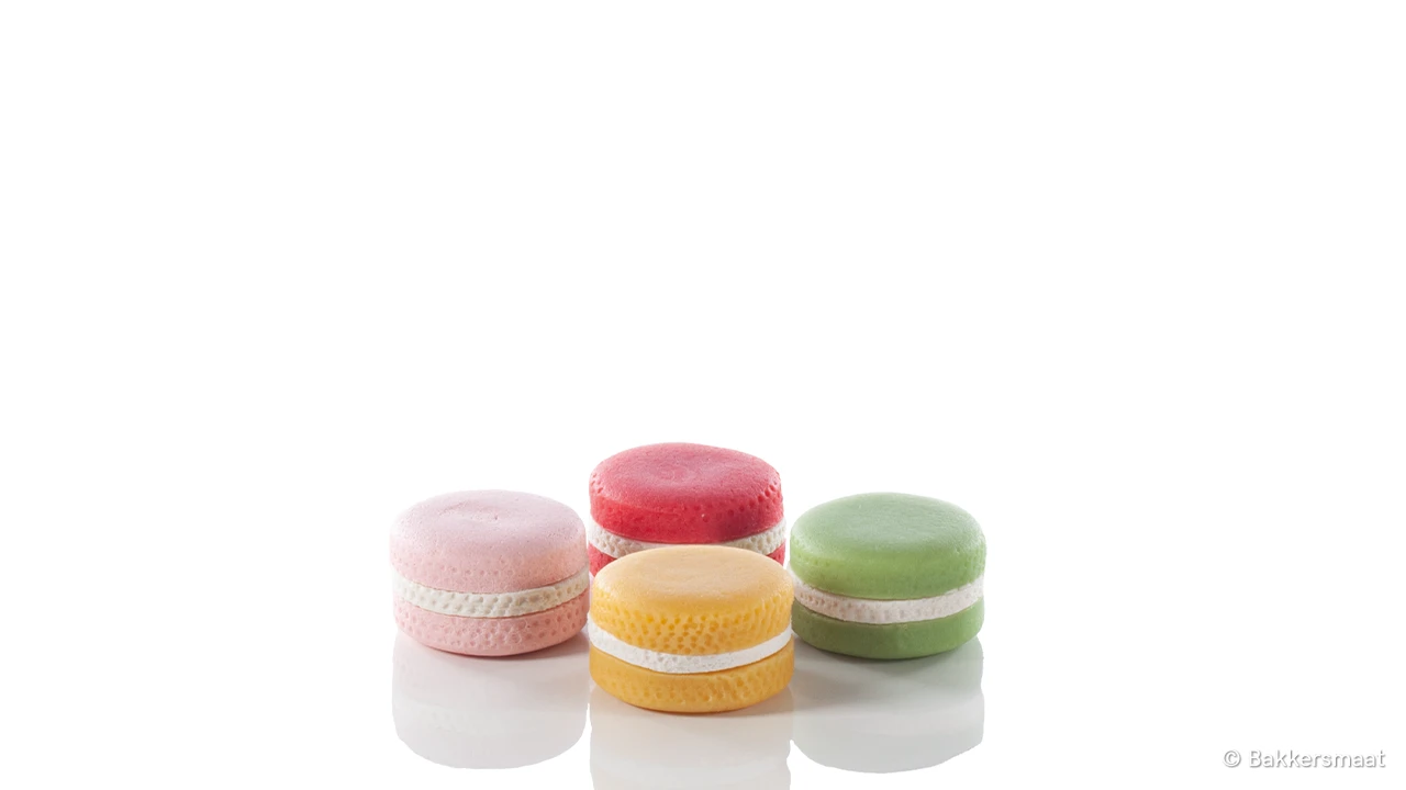 Marsepein macarons