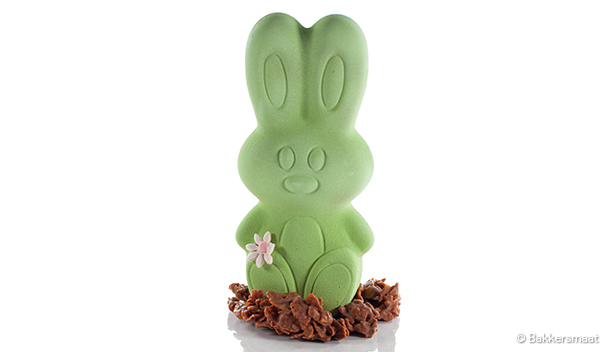 Paashaas groen melk (ca. 21cm)