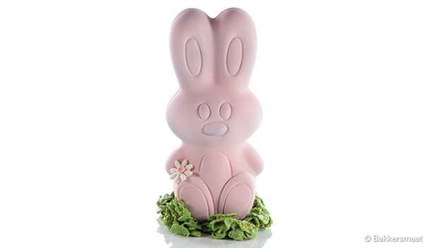 Paashaas roze melk (ca. 21 cm)