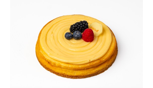 Cheesecake lemon curd afbeelding