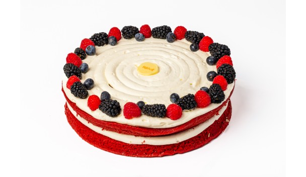 Red velvet taart afbeelding