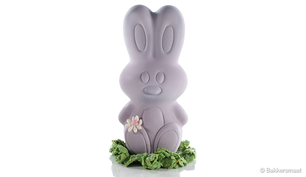 Paashaas paars puur (ca. 21 cm)